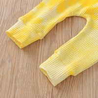 Load image into Gallery viewer, 3 Pieces Set Baby Girls Tie Dye Rompers Pants And Bow Headwear Wholesale 22122941
