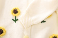 Load image into Gallery viewer, 2 Pieces Set Baby Kid Girls Flower Embroidered Cardigan And Solid Color Skirts Wholesale 221229535
