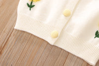 Load image into Gallery viewer, 2 Pieces Set Baby Kid Girls Flower Embroidered Cardigan And Solid Color Skirts Wholesale 221229535
