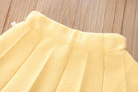 Load image into Gallery viewer, 2 Pieces Set Baby Kid Girls Flower Embroidered Cardigan And Solid Color Skirts Wholesale 221229535
