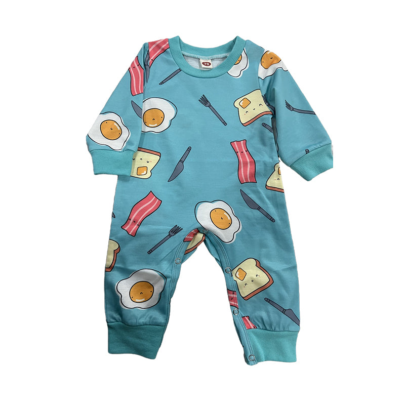 Baby Unisex Cartoon Print Jumpsuits Wholesale 221229581