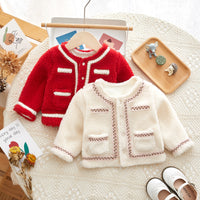 Load image into Gallery viewer, Baby Kid Girls Solid Color Jackets Outwears Wholesale 221229598
