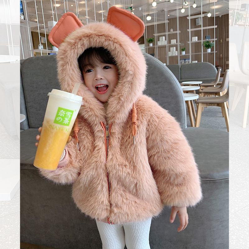 Baby Kid Girls Solid Color Cartoon Jackets Outwears Wholesale 221229654