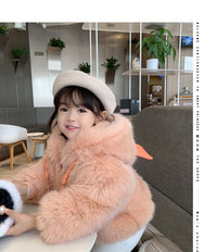 Load image into Gallery viewer, Baby Kid Girls Solid Color Cartoon Jackets Outwears Wholesale 221229654
