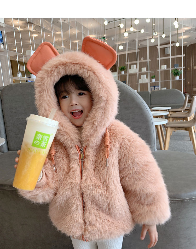 Baby Kid Girls Solid Color Cartoon Jackets Outwears Wholesale 221229654