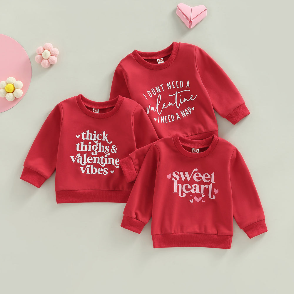 Baby Kid Unisex Letters Love heart Print Hoodies Swearshirts Wholesale 221229669