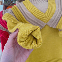 Load image into Gallery viewer, Baby Kid Girls Color-blocking Crochet Sweaters Wholesale 221229742
