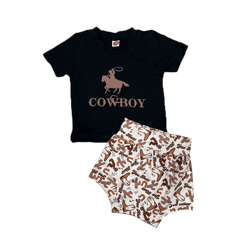 2 Pieces Set Baby Kid Boys Letters Print Tops And Shorts Wholesale 221229833