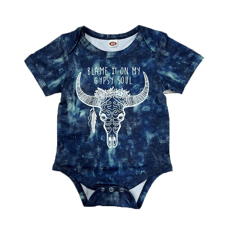 Baby Boys Letters Print Rompers Wholesale 221229836