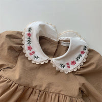 Load image into Gallery viewer, Baby Girls Embroidered Rompers Wholesale 221229857
