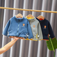 Load image into Gallery viewer, Baby Kid Boys Letters Dinosaur Animals Cartoon Print Jackets Outwears Wholesale 22248472
