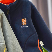 Load image into Gallery viewer, Baby Kid Boys Letters Dinosaur Animals Cartoon Print Jackets Outwears Wholesale 22248472
