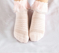 Load image into Gallery viewer, Baby Kid Girls Solid Color Lace Accessories Socks Wholesale 222710398
