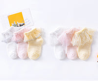 Load image into Gallery viewer, Baby Kid Girls Solid Color Lace Accessories Socks Wholesale 222710398

