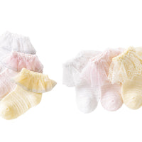 Load image into Gallery viewer, Baby Kid Girls Solid Color Lace Accessories Socks Wholesale 222710398
