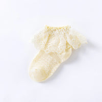 Load image into Gallery viewer, Baby Kid Girls Solid Color Lace Accessories Socks Wholesale 222710398
