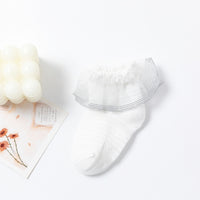 Load image into Gallery viewer, Baby Kid Girls Solid Color Lace Accessories Socks Wholesale 222710398
