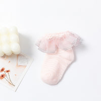 Load image into Gallery viewer, Baby Kid Girls Solid Color Lace Accessories Socks Wholesale 222710398

