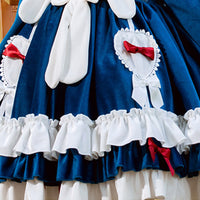 Load image into Gallery viewer, Baby Kid Girls Love heart Cartoon Bow Lace Birthday Party Dresses Princess Dresses Wholesale 227710240
