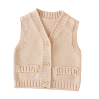 Load image into Gallery viewer, Baby Kid Unisex Solid Color Vests Waistcoats Wholesale 220817470
