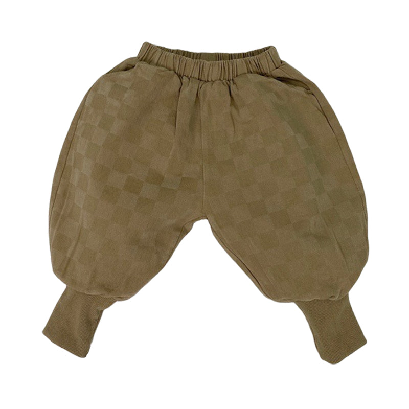 Baby Kid Unisex Checked Pants Wholesale 220927253