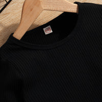 Load image into Gallery viewer, 2 Pieces Set Baby Kid Girls Solid Color Sweaters And Ripped Rompers Wholesale 230103100
