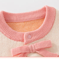 Load image into Gallery viewer, Baby Kid Girls Flower Bow Crochet Vests Waistcoats Wholesale 230103299
