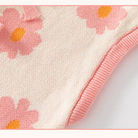 Load image into Gallery viewer, Baby Kid Girls Flower Bow Crochet Vests Waistcoats Wholesale 230103299
