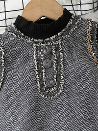 Load image into Gallery viewer, 2 Pieces Set Baby Kid Girls Solid Color Tops And Dresses Wholesale 230103391
