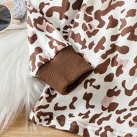 Load image into Gallery viewer, 2 Pieces Set Baby Kid Girls Leopard Tops And Bow Skirts Wholesale 230103403
