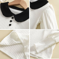 Load image into Gallery viewer, Baby Kid Girls Color-blocking Tops Wholesale 230103483
