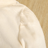 Load image into Gallery viewer, 2 Pieces Set Baby Kid Girls Solid Color Sweaters And Checked Skirts Wholesale 23010350
