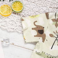 Load image into Gallery viewer, 2 Pieces Set Baby Kid Boys Animals Cartoon Print Shirts And Solid Color Shorts Wholesale 230103545
