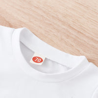 Load image into Gallery viewer, 2 Pieces Set Baby Kid Unisex Letters T-Shirts And Solid Color Shorts Wholesale 230103547
