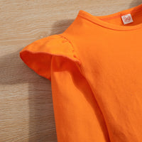 Load image into Gallery viewer, 3 Pieces Set Baby Kid Girls Solid Color Tops And Checked Skirts And Hats Wholesale 23010395
