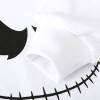 Load image into Gallery viewer, 2 Pieces Set Baby Kid Unisex Halloween Expression Print Hoodies Swearshirts And Striped Pants Wholesale 23010512
