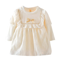 Load image into Gallery viewer, Baby Kid Girls Solid Color Dresses Wholesale 230105220
