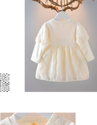 Load image into Gallery viewer, Baby Kid Girls Solid Color Dresses Wholesale 230105220
