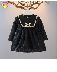 Load image into Gallery viewer, Baby Kid Girls Solid Color Dresses Wholesale 230105220
