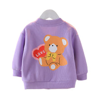 Load image into Gallery viewer, Baby Kid Girls Cartoon Embroidered Print Jackets Outwears Wholesale 230105237
