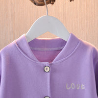 Load image into Gallery viewer, Baby Kid Girls Cartoon Embroidered Print Jackets Outwears Wholesale 230105237
