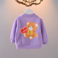 Load image into Gallery viewer, Baby Kid Girls Cartoon Embroidered Print Jackets Outwears Wholesale 230105237
