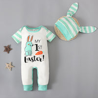 Load image into Gallery viewer, Baby Unisex Striped Letters Cartoon Print Jumpsuits Wholesale 230105238
