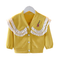 Load image into Gallery viewer, Baby Kid Girls Bow Embroidered Jackets Outwears Wholesale 230105246
