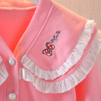 Load image into Gallery viewer, Baby Kid Girls Bow Embroidered Jackets Outwears Wholesale 230105246
