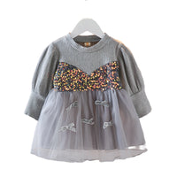 Load image into Gallery viewer, Baby Kid Girls Solid Color Bow Dresses Wholesale 230105259
