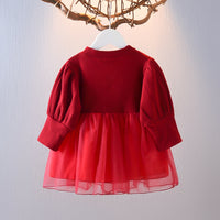 Load image into Gallery viewer, Baby Kid Girls Solid Color Bow Dresses Wholesale 230105259
