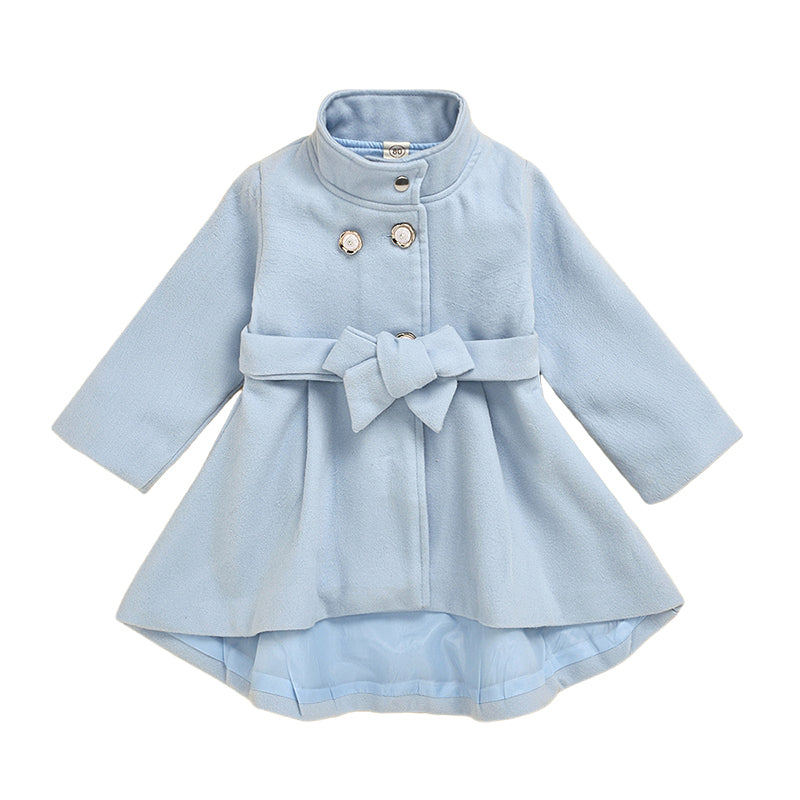 Baby Kid Girls Solid Color Coats Wholesale 230105294