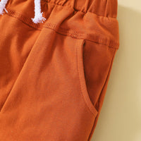 Load image into Gallery viewer, 2 Pieces Set Baby Kid Boys Striped Tops And Solid Color Ribbon Pants Wholesale 230105317
