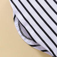 Load image into Gallery viewer, 2 Pieces Set Baby Kid Boys Striped Tops And Solid Color Ribbon Pants Wholesale 230105317
